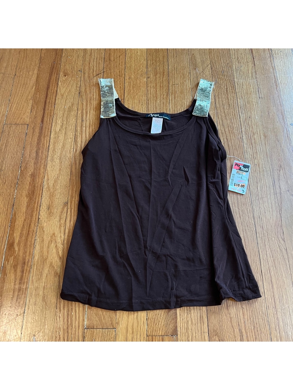 Vintage y2k bedazzled straps going out tank top